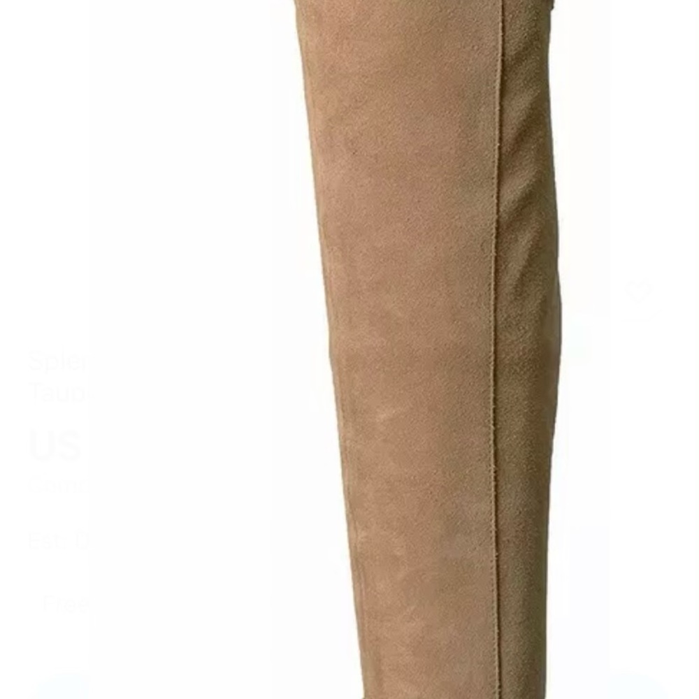 New SPLENDID NEW IN BOX 7.5 light suede boots $220 - Picture 8 of 12